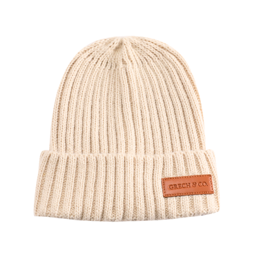 Knit Beanie Wide Rib by Atlas - cozy and stylish baby accessory for warmth and comfort.