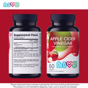 Apple Cider Vinegar Gummies in a vibrant packaging, showcasing a delicious apple flavor from angle 5.