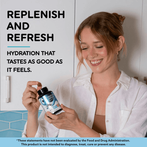 Hydration Support Elderberry for babies, angle 2 view showcasing product design and features.