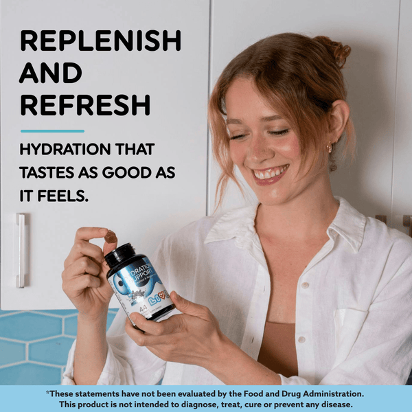 Hydration Support Elderberry for babies, angle 2 view showcasing product design and features.