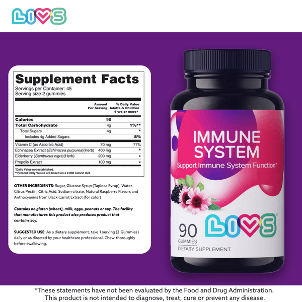 Raspberry baby immune system supplement in angle 6 view, promoting health and wellness for infants.