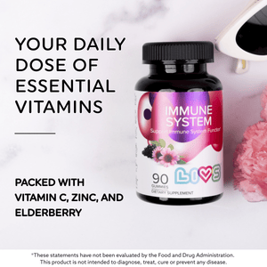 Raspberry baby immune system booster supplement, angle 2 view, promoting health and wellness for infants.