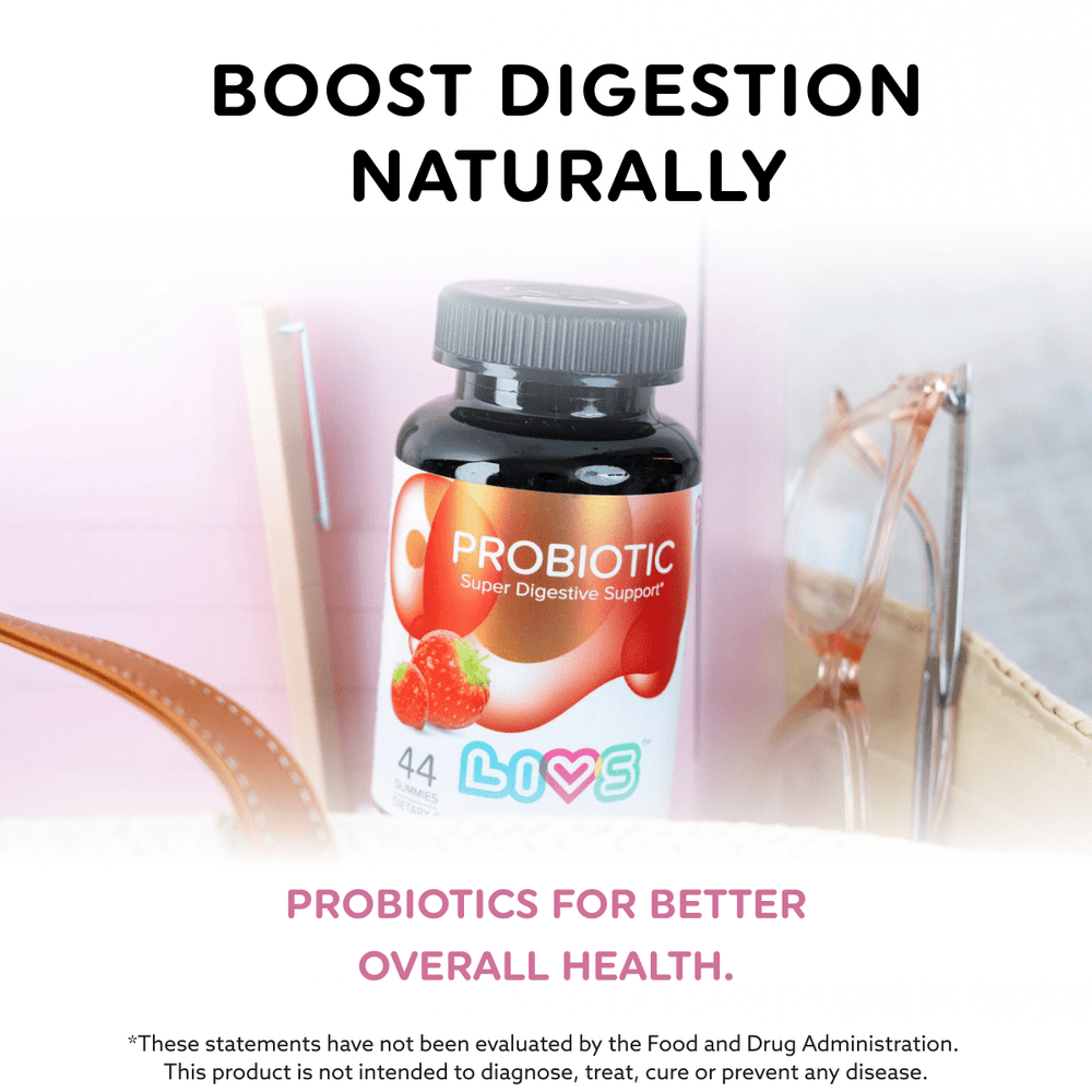 Strawberry probiotics for babies, promoting gut health and digestion in a convenient, tasty format.
