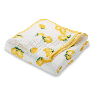 Cotton Muslin Lemon Quilt - MOOGCO Baby