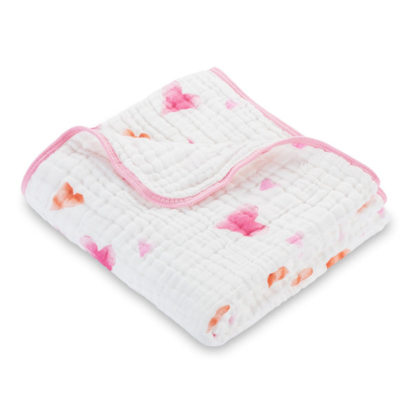 Heart Baby Muslin Quilt