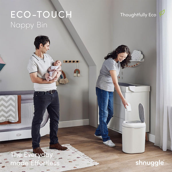Shnuggle Eco-Touch Nappy Bin Diaper Pail