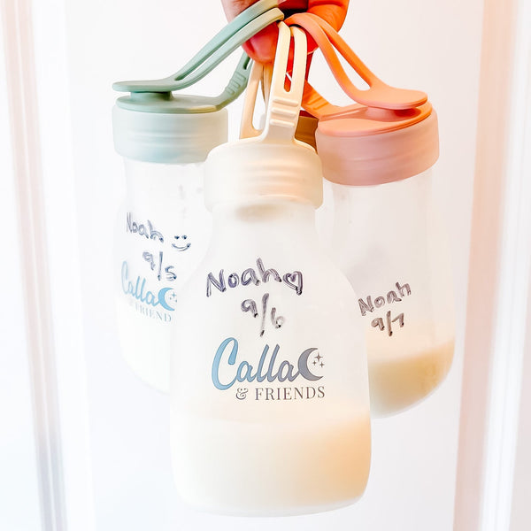 Calla and Friends Nourishing Nibbler Reusable Milk & Purée Bags Set of 4