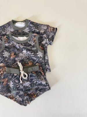 Camo Shorts Set