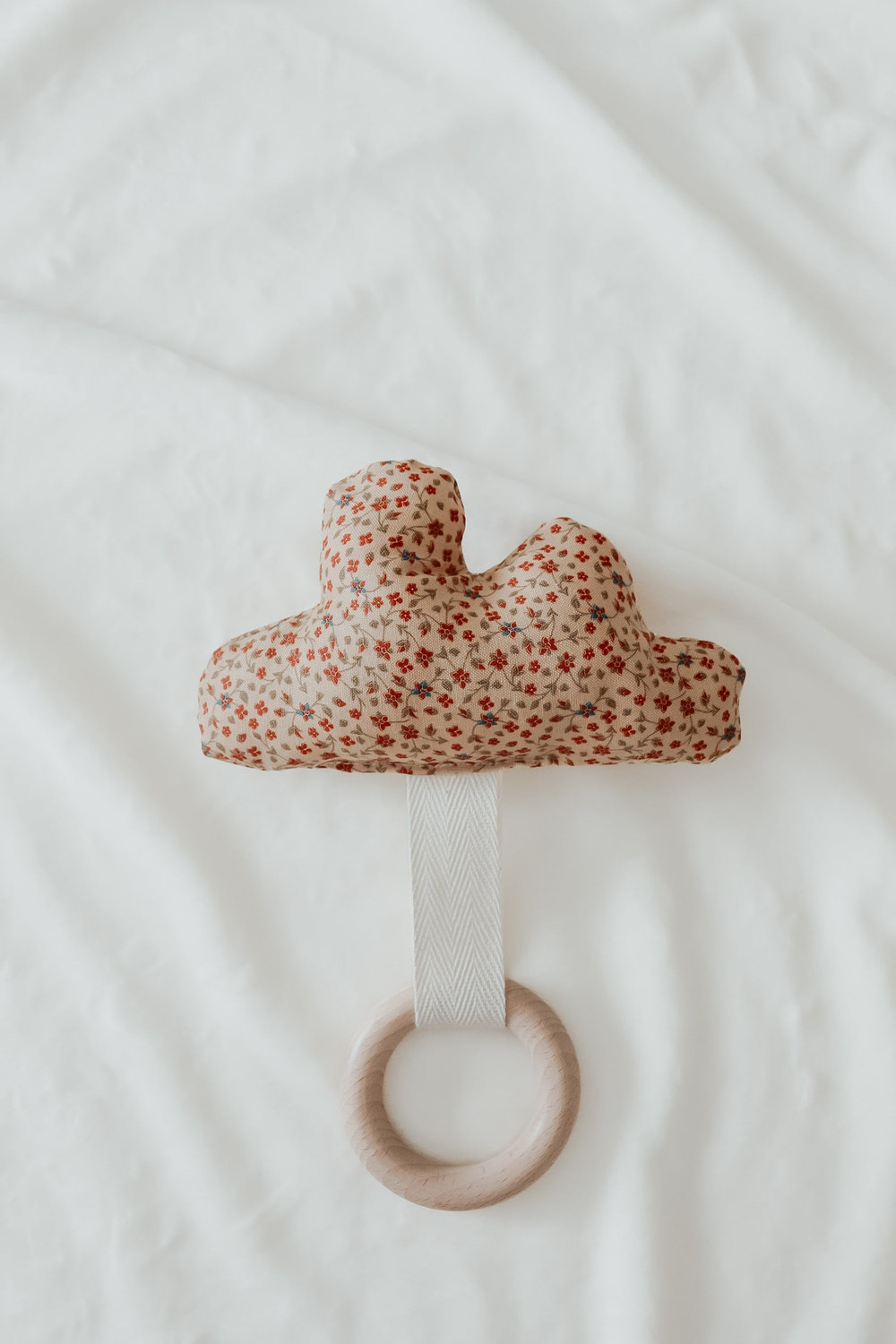 Poinsettia Wooden Shape Teethers