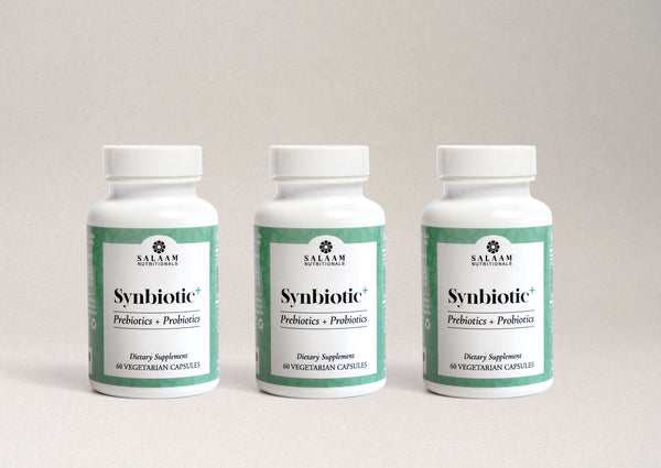 Synbiotic Plus - Halal Probiotics + Prebiotics 3.5 Billion CFU Veggie Capsules - 60 Count | Salaam Nutritionals