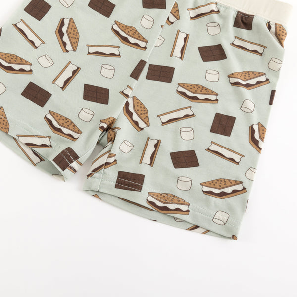 S'more to Love (Short PJ Set) - Blue