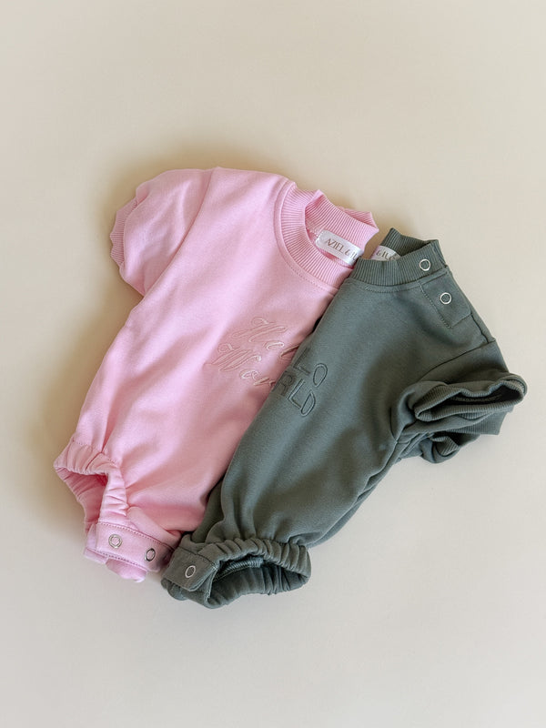 Short Sleeve Bubble Romper - MOOGCO Baby