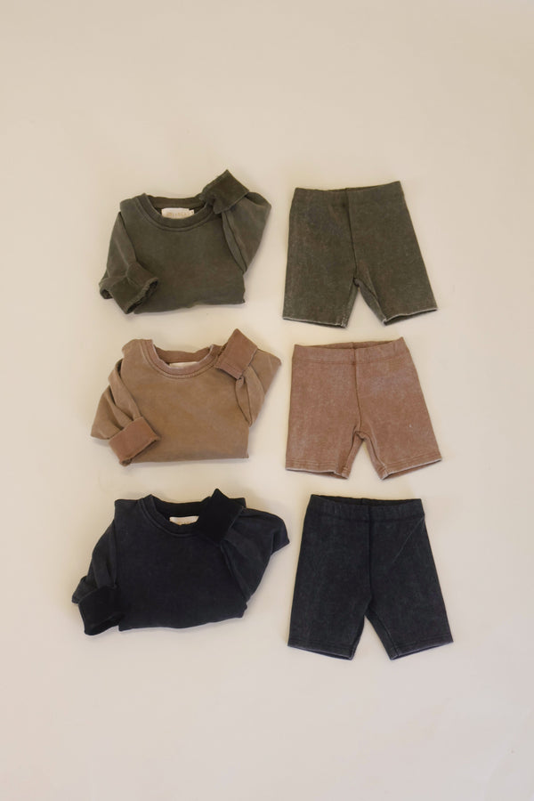 Vintage Wash Biker Set