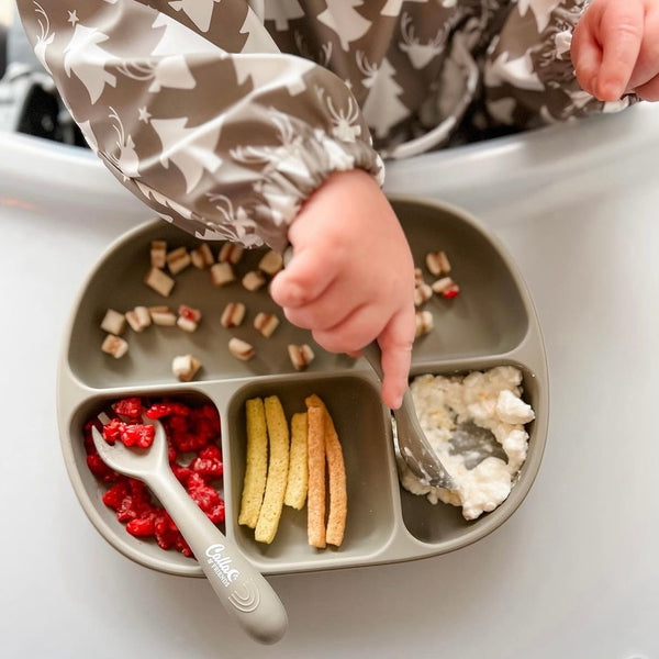 Calla and Friends 4-Section Suction Plate Silicone