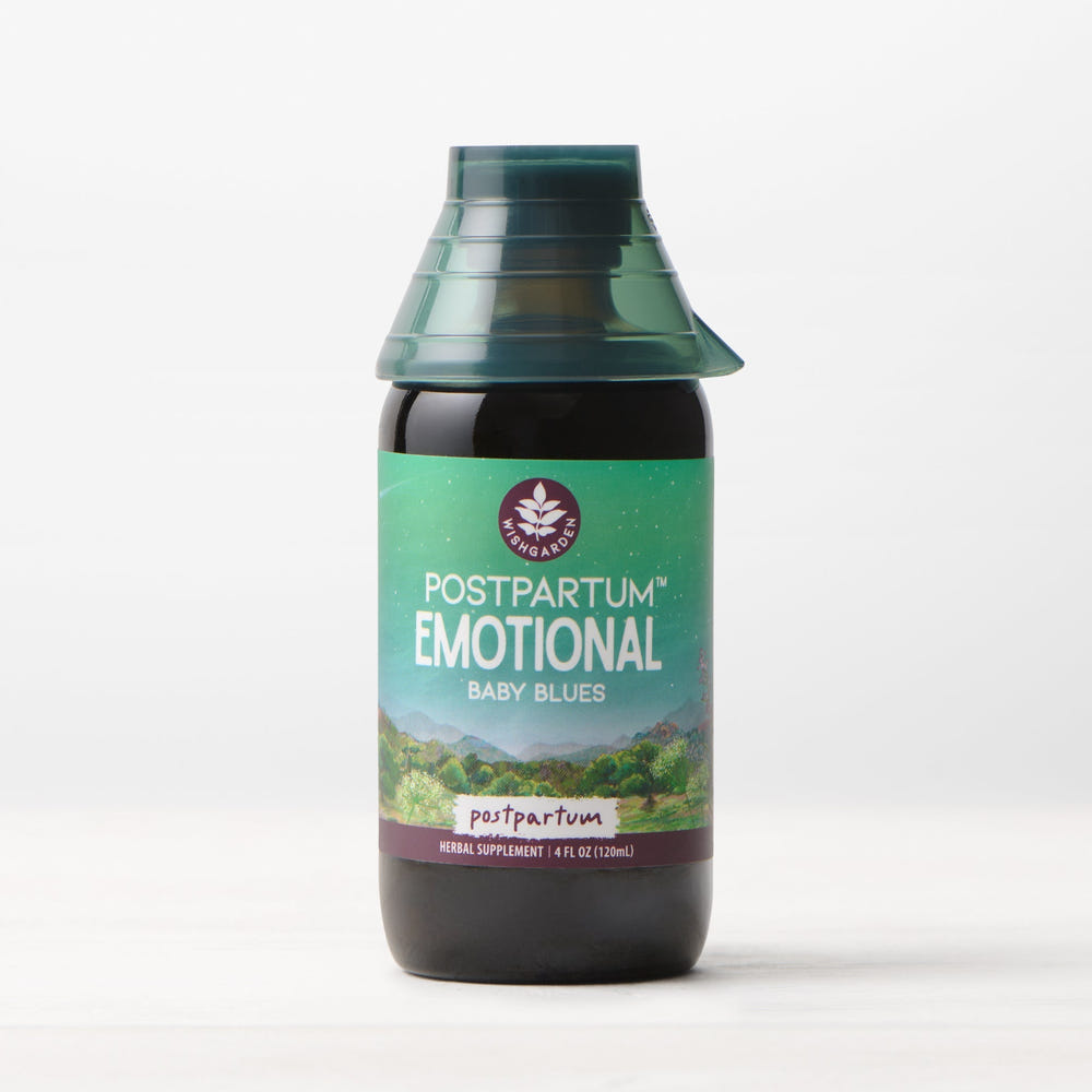 "Postpartum Emotional Baby Blues product for new mothers' emotional support and wellness."