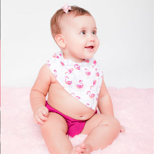 Primo Passi Bandana Bib, Flamingo & Roses