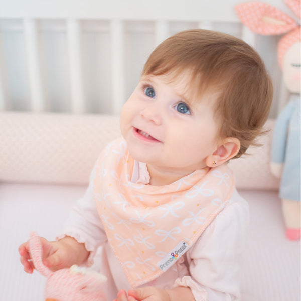 Primo Passi Bandana Bib, Hearts & Bows