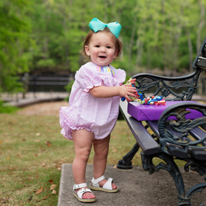 Smocked Birthday Girl Bubble