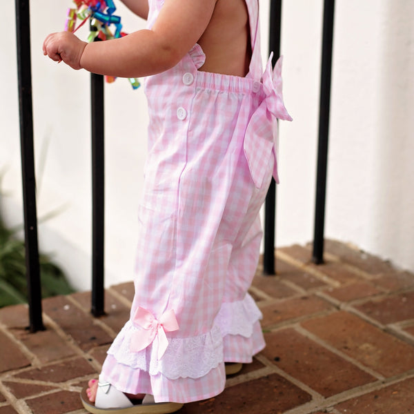 Girls Smocked First Birthday Longall - MOOGCO Baby