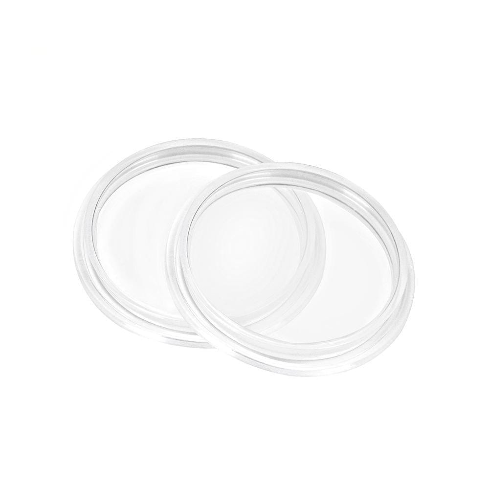 Haakaa Gen 3 Silicone Bottle Sealing Disc 2 pack for secure sealing of baby bottles and easy storage.