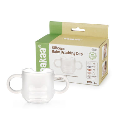 Haakaa Silicone Baby Drinking Cup - safe, durable, and perfect for little hands. Ideal for transitioning to independent drinking.