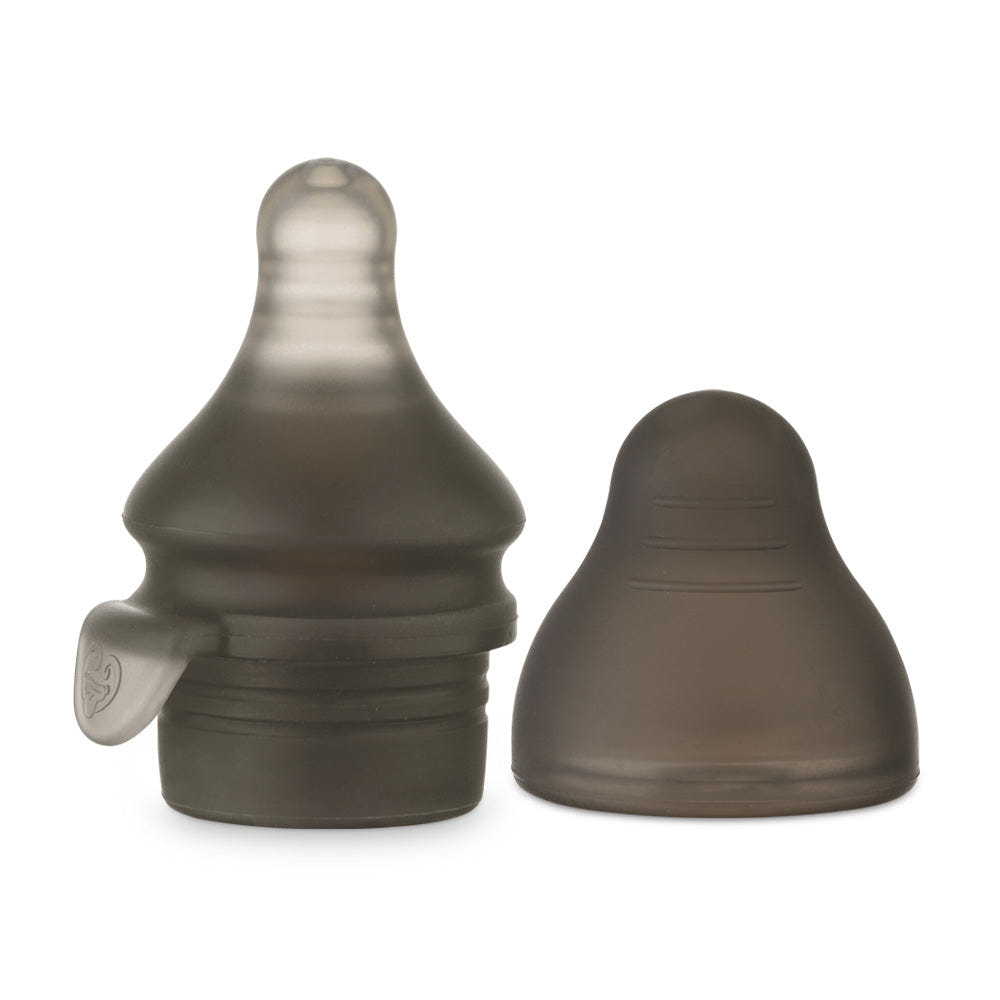 Haakaa Silicone Squeeze & Feed Attachment Set for easy and mess-free baby feeding.