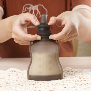 Haakaa Silicone Milk Storage Bag & Sippy Spout Combo