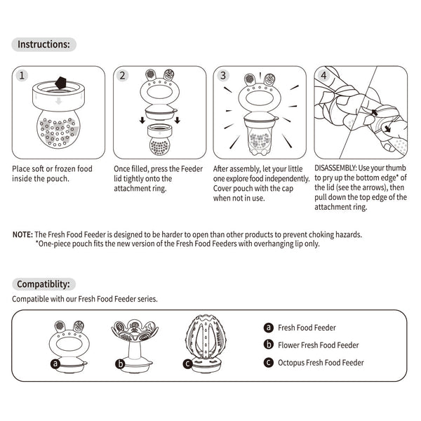 Haakaa Silicone Freeze-N-Feed Replacement Pouch 1 pk