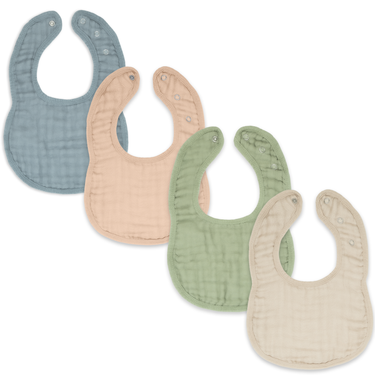 Muslin Bibs in Multicolor