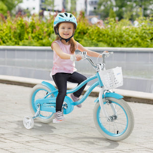 14/16/18 Inch Kids Bike with dual brakes and adjustable seat for safe and fun riding. Perfect for young adventurers!
