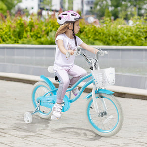 14/16/18 Inch Kids Bike with dual brakes, adjustable seat, perfect for young riders in the Toys & Hobbies category.