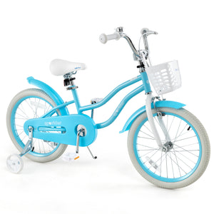 14/16/18 Inch Kids Bike with dual brakes and adjustable seat, perfect for young riders. Angle 19 view.