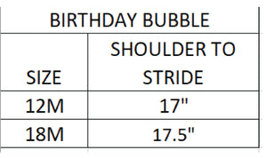 Smocked Blue First Birthday Bubble - MOOGCO Baby