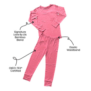 Blossom Solid Bamboo 2-Piece Long Sleeve Set