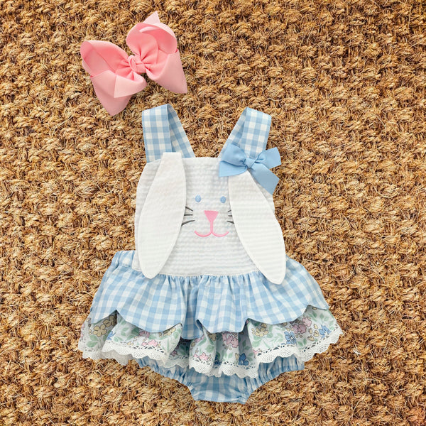 Blue Skirted Bunny Bubble