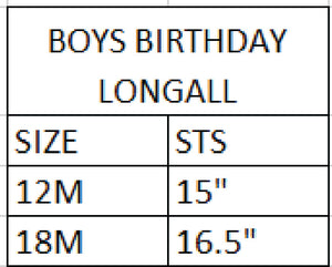 Boys Smocked First Birthday Jon Jon