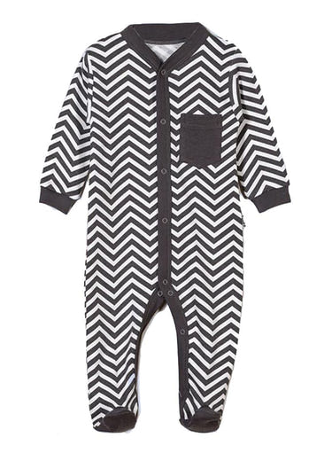 Boys Charcoal Fox Bodysuit - Cute and cozy outfit for baby boys. Perfect for everyday wear.