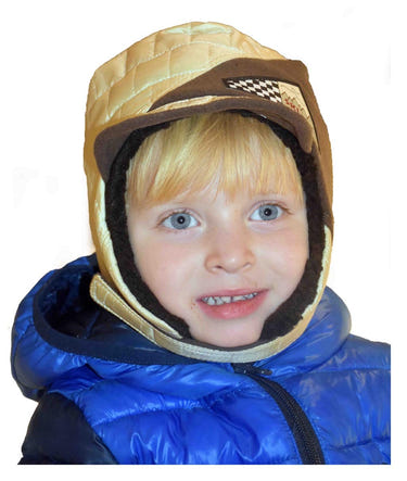 Boys Winter Trapper Hat - Cozy beanie for boys, perfect for cold weather adventures.