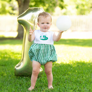 Hole-In-One First Birthday Boys Reversible Golf Bubble - MOOGCO Baby