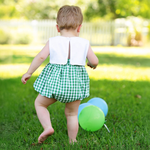 Hole-In-One First Birthday Boys Reversible Golf Bubble - MOOGCO Baby