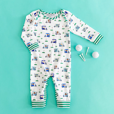 Boys Fairway Golf Romper - MOOGCO Baby