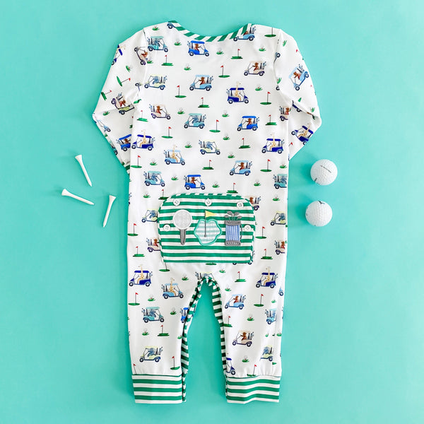 Boys Fairway Golf Romper