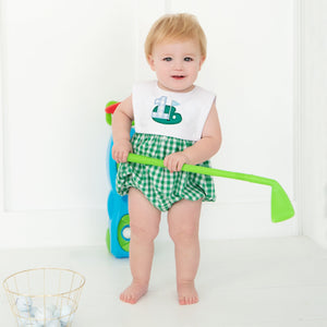 Hole-In-One First Birthday Boys Reversible Golf Bubble