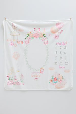 Blush Milestone Blanket
