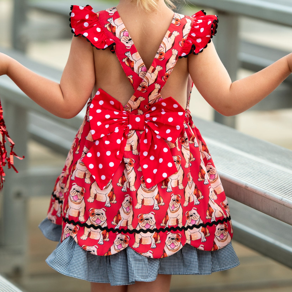 Bulldog Dress - MOOGCO Baby