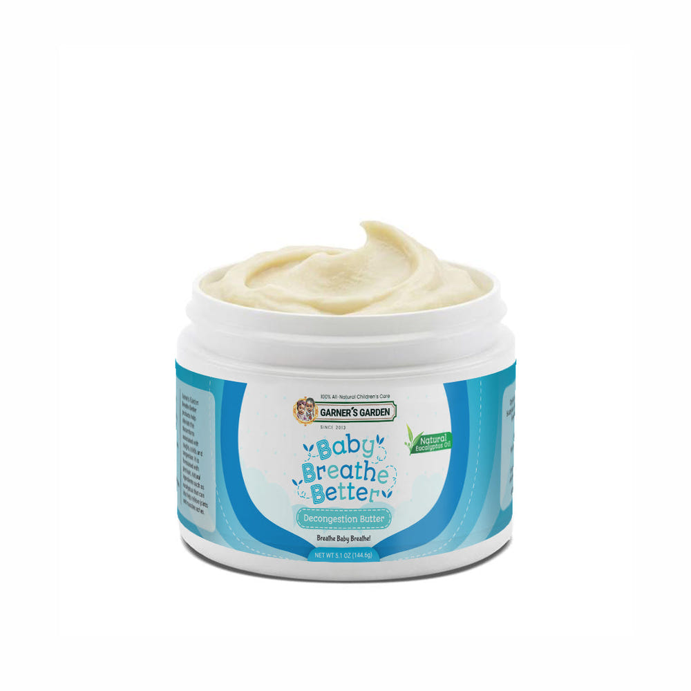 Garner's Garden Breathe Better Baby Butter eucalyptus congestion relief