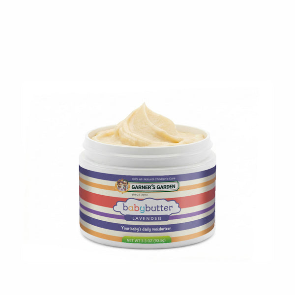 Garner's Garden Shea Baby Body Butter Unscented Lavender 10 oz