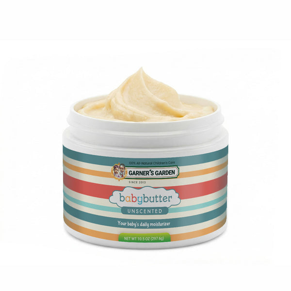 Garner's Garden Shea Baby Body Butter Unscented Lavender 10 oz