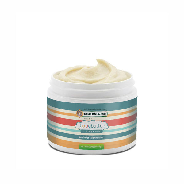 Garner's Garden Shea Baby Body Butter Unscented Lavender 10 oz