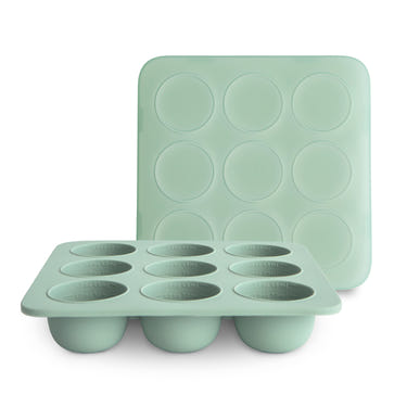 Baby food freezer tray for easy storage and on-the-go meal prep for infants.